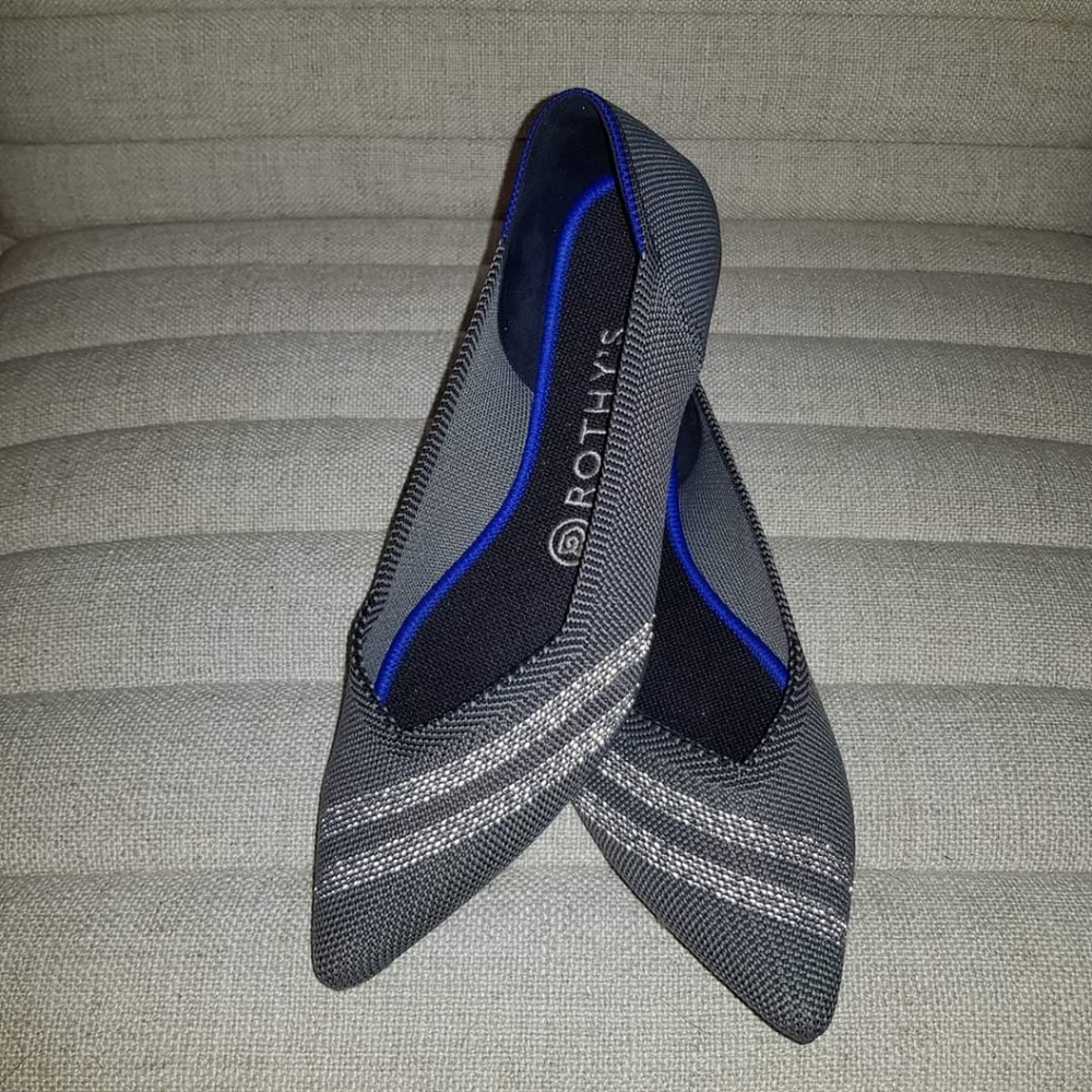 Custom Reflective Stripe Cloud Grey Birdseye